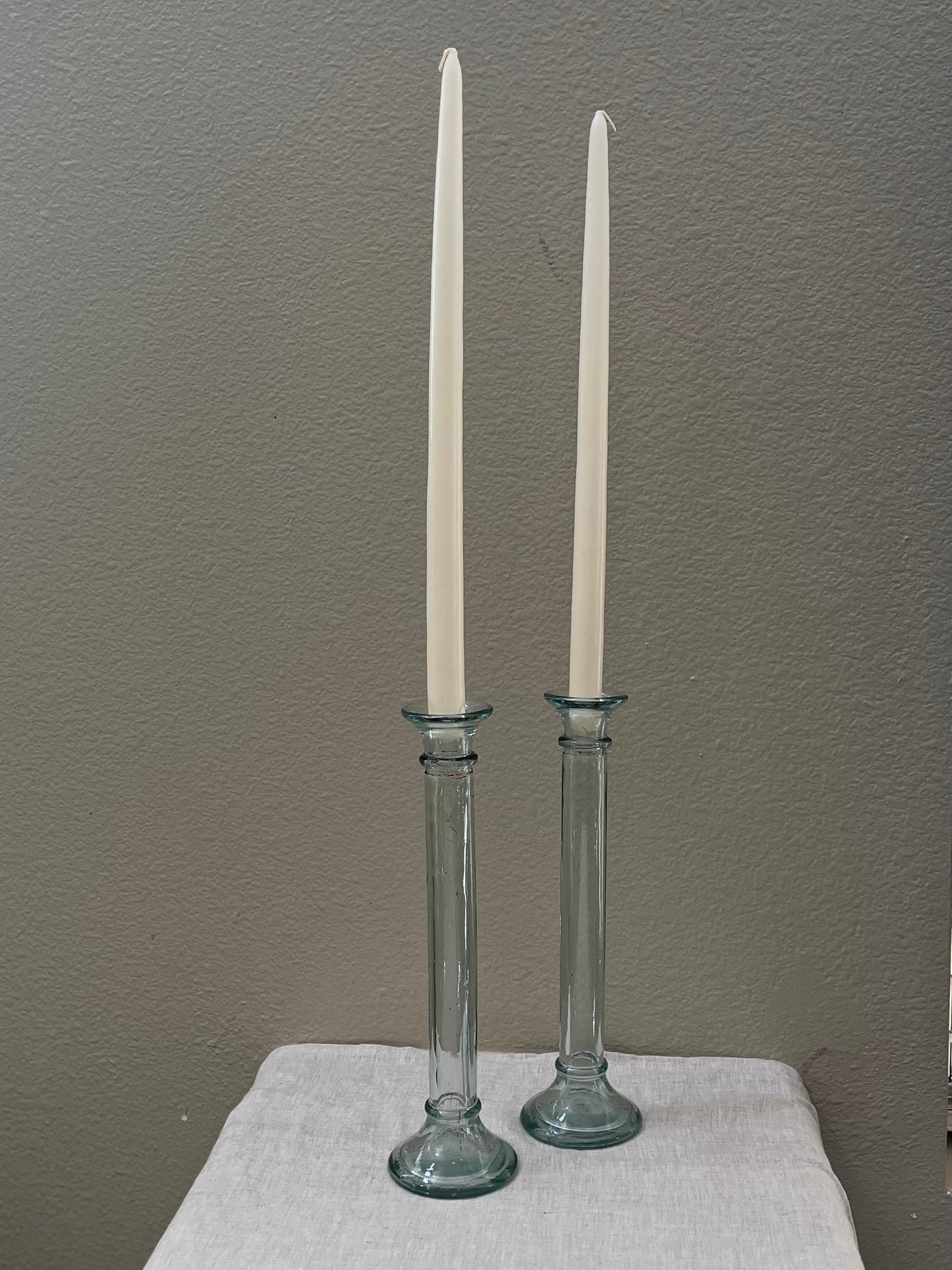 Hand blown candle stick holder or bud vase