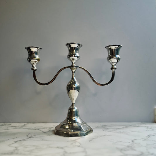 Vintage Silver Plated  Candelabra